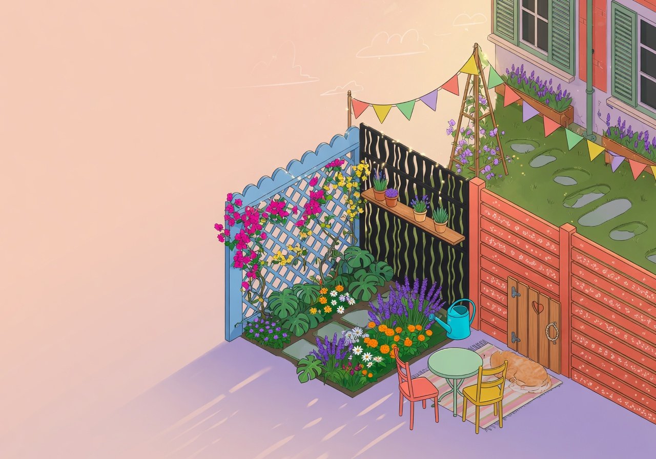Populaire hekdesigns voor kleine achtertuinen